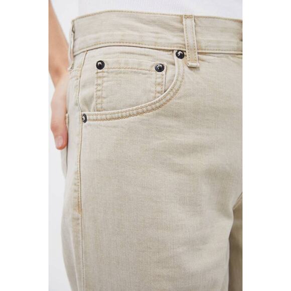 ASKK NY Atomic Wide Leg Jean in Ecru 27 - Picture 2 of 5